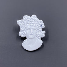 Load image into Gallery viewer, Medusa Bust Enamel Pin 
