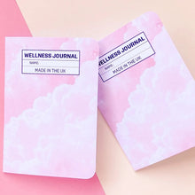 Load image into Gallery viewer, pink wellness journal with clouds 
