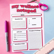 Load image into Gallery viewer, Wellness notepad-stationary 
