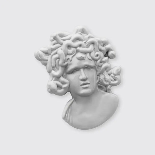 Medusa Bust Enamel Pin 